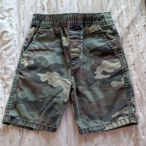 Levi's Green Camouflage Kids Shorts